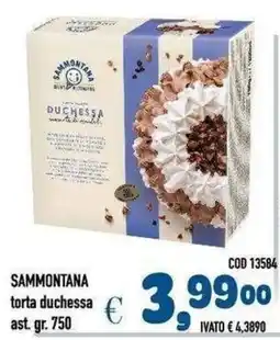 Del Prete Distribuzioni Sammontana torta duchessa offerta