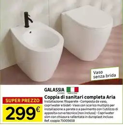 Leroy Merlin Coppia di sanitari completa Aria offerta