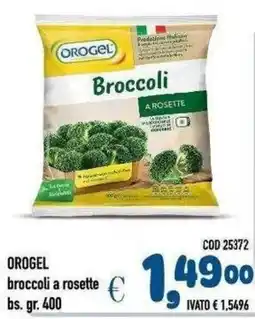 Del Prete Distribuzioni OROGEL broccoli a rosette offerta
