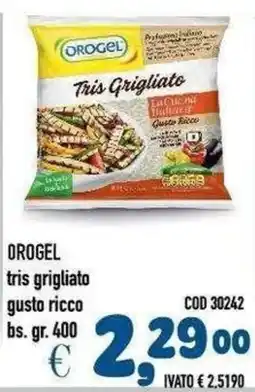 Del Prete Distribuzioni OROGEL tris grigliato gusto ricco offerta