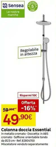 Leroy Merlin Colonna doccia Essential offerta