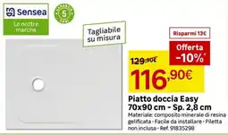 Leroy Merlin Sensea Piatto doccia Easy offerta