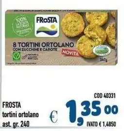 Del Prete Distribuzioni FROSTA tortini ortolano offerta