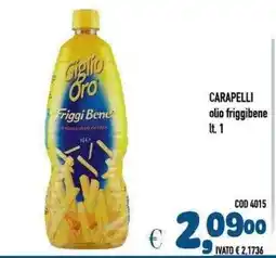 Del Prete Distribuzioni CARAPELLI olio friggibene offerta