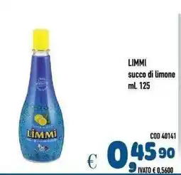 Del Prete Distribuzioni LIMMI succo di limone offerta