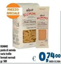 Del Prete Distribuzioni Rummo pasta di semola offerta