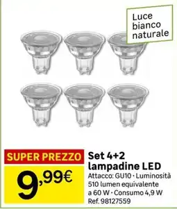 Leroy Merlin lampadine LED offerta