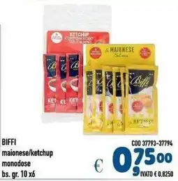 Del Prete Distribuzioni BIFFI maionese/ketchup offerta