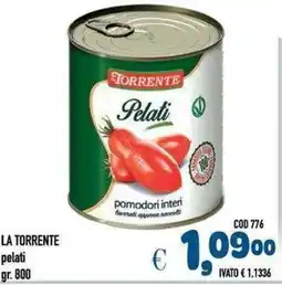 Del Prete Distribuzioni LA TORRENTE pelati offerta