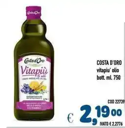 Del Prete Distribuzioni Costa d'Oro Vitapiù 5 oli offerta