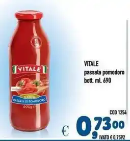 Del Prete Distribuzioni VITALE passata pomodoro offerta