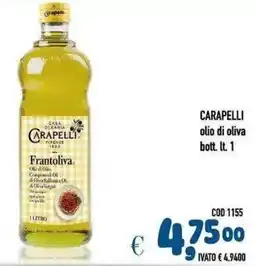 Del Prete Distribuzioni Carapelli olio di oliva offerta