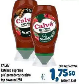 Del Prete Distribuzioni Calvé ketchup supreme offerta
