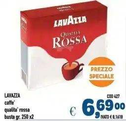 Del Prete Distribuzioni LAVAZZA caffe' qualita' rossa offerta