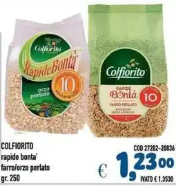 Del Prete Distribuzioni Colfiorito rapide bonta' farro/orzo perlato offerta