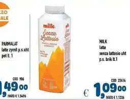 Del Prete Distribuzioni MILK latte senza lattosio uht offerta