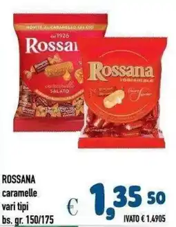 Del Prete Distribuzioni Rossana caramelle offerta