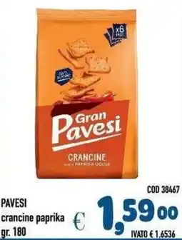 Del Prete Distribuzioni Gran Pavesi crancine paprika offerta