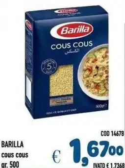 Del Prete Distribuzioni Barilla cous cous offerta