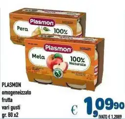 Del Prete Distribuzioni Plasmon omogeneizzato frutta offerta