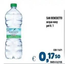 Del Prete Distribuzioni SAN BENEDETTO acqua easy offerta