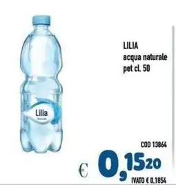 Del Prete Distribuzioni Lilia acqua naturale offerta
