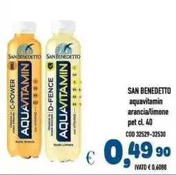 Del Prete Distribuzioni SAN BENEDETTO aquavitamin arancia/limone offerta