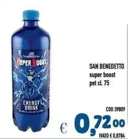 Del Prete Distribuzioni SAN BENEDETTO super boost offerta