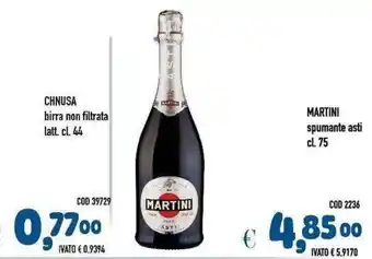 Del Prete Distribuzioni Martini spumante asti offerta