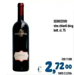Del Prete Distribuzioni Serristori vino chianti docg offerta