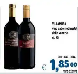 Del Prete Distribuzioni VILLAMURA vino cabernet/merlot delle venezie offerta