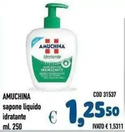 Del Prete Distribuzioni AMUCHINA sapone liquido idratante offerta