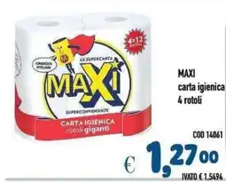 Del Prete Distribuzioni MAXI carta igienica offerta