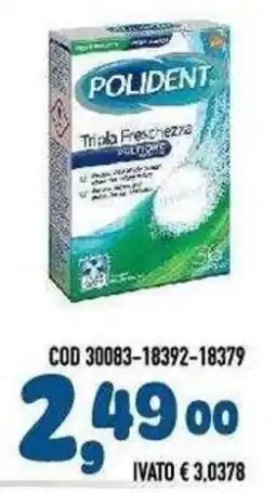 Del Prete Distribuzioni POLIDENT Tripla Freschezza offerta