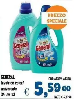 Del Prete Distribuzioni General lavatrice color/universale offerta