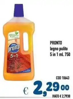 Del Prete Distribuzioni pronto legno pulito 5 in 1 offerta