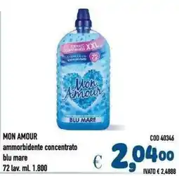 Del Prete Distribuzioni Mon Amour ammorbidente concentrato blu mare offerta