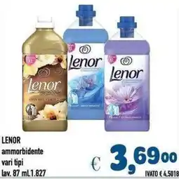 Del Prete Distribuzioni Lenor ammorbidente offerta