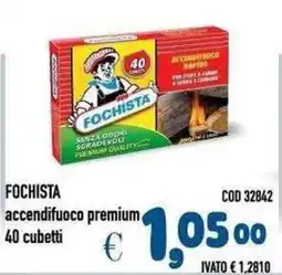 Del Prete Distribuzioni FOCHISTA accendifuoco premium offerta