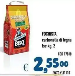 Del Prete Distribuzioni FOCHISTA carbonella di legna offerta