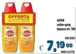 Del Prete Distribuzioni Autan active spray offerta