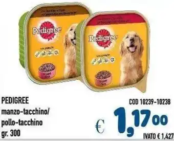 Del Prete Distribuzioni Pedigree manzo-tacchino/pollo-tacchino offerta