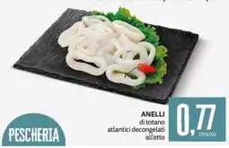PRO7 Supermercati ANELLI di totano atlantici decongelati all'etto offerta