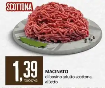 PRO7 Supermercati MACINATO di bovino adulto scottona offerta