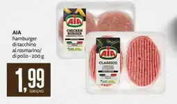 PRO7 Supermercati AIA hamburger di tacchino al rosmarino/ di pollo offerta