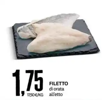 PRO7 Supermercati FILETTO di orata offerta