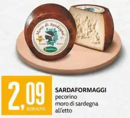 PRO7 Supermercati SARDAFORMAGGI pecorino moro di sardegna offerta