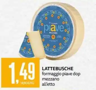 PRO7 Supermercati formaggio piave dop mezzano offerta