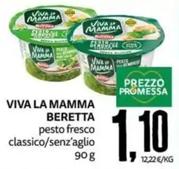 PRO7 Supermercati Viva la Mamma Beretta pesto fresco classico offerta