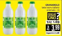 PRO7 Supermercati Granarolo latte scremato offerta